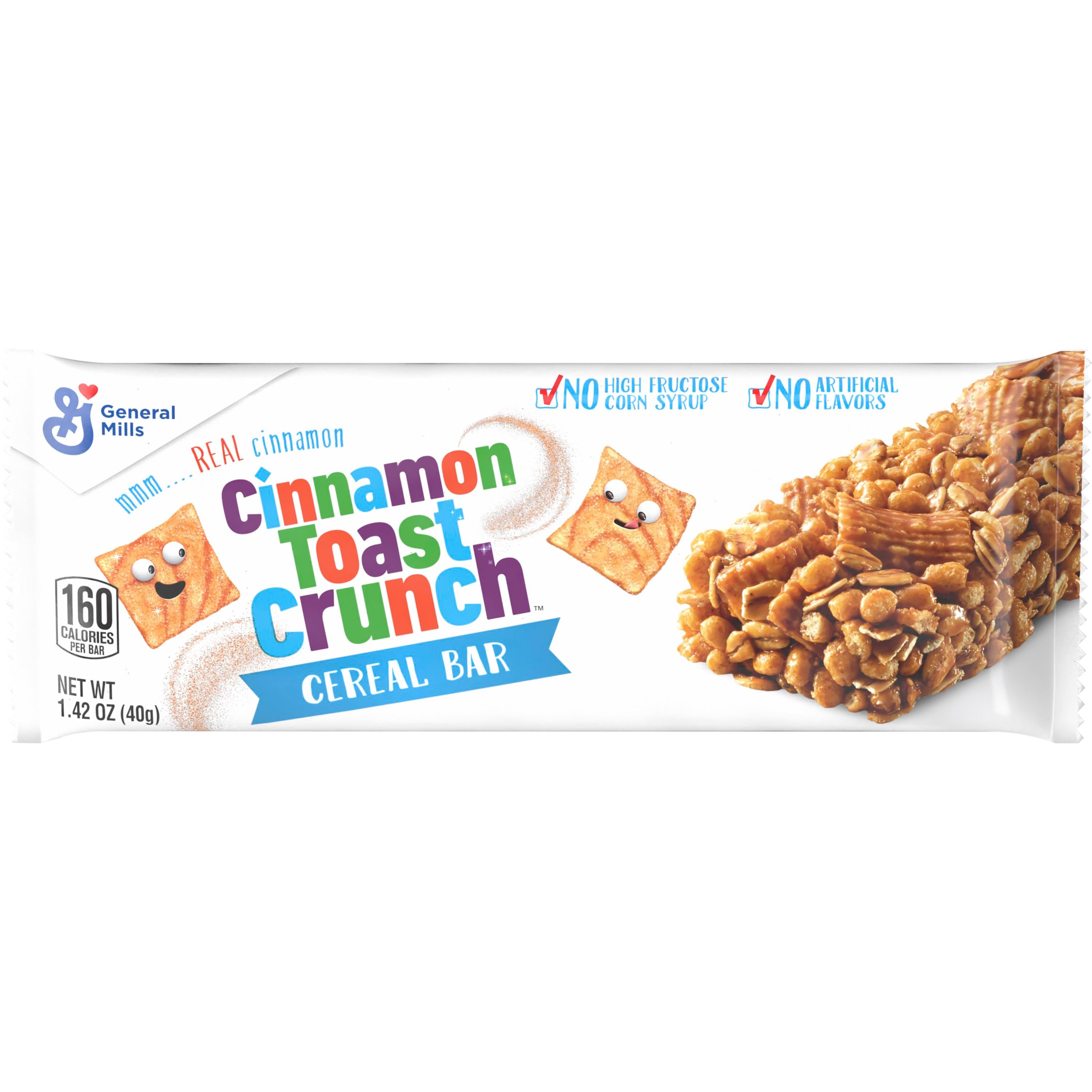 Front - 3D Cinnamon Toast Crunch Cereal Bars Single Serve Pouch 96/1.42 OZ