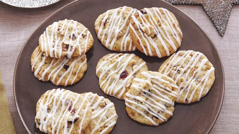 Cranberry Orange Walnut Cookies