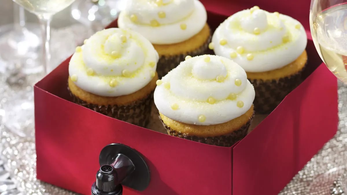 Sauvignon Blanc Wine Cupcakes