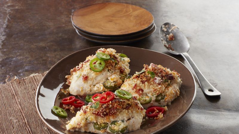 Jalapeño Popper Chicken Recipe - BettyCrocker.com