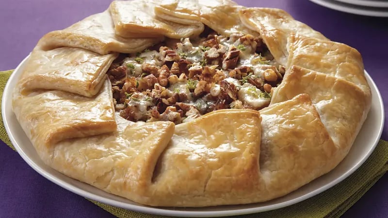 Pear and Caramelized Onion Galette 
