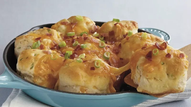 Cheesy Bacon Pull-Apart Biscuits