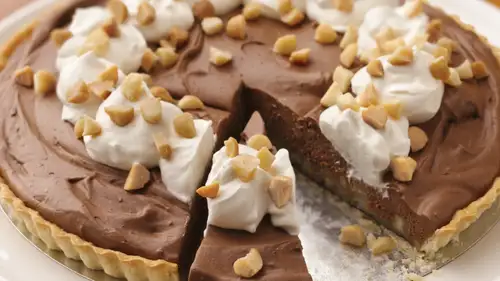 Chocolate Mousse Macadamia Tart