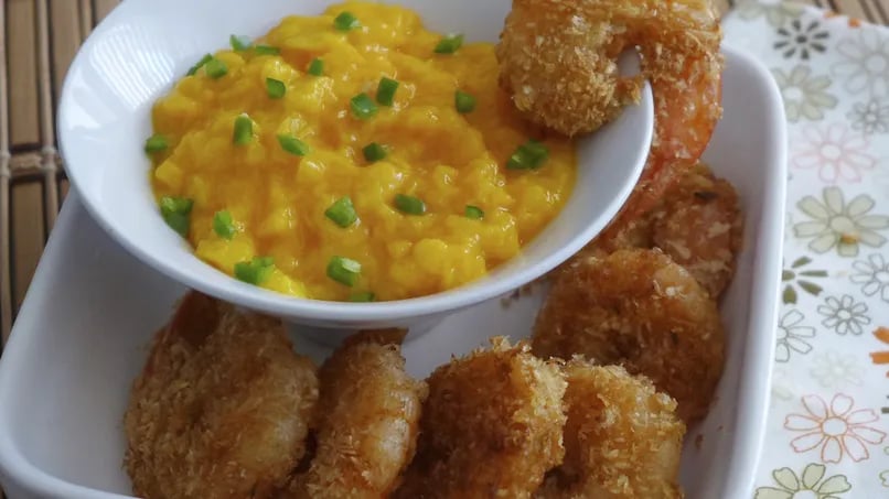 Coconut Shrimp with Spicy Mango Sauce