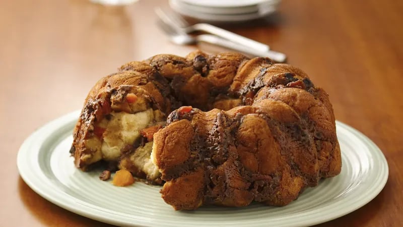 Apricot Pecan Biscuit Pull-Apart