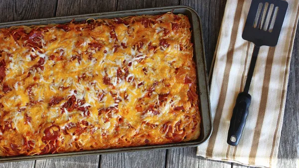 Spaghetti Pizza