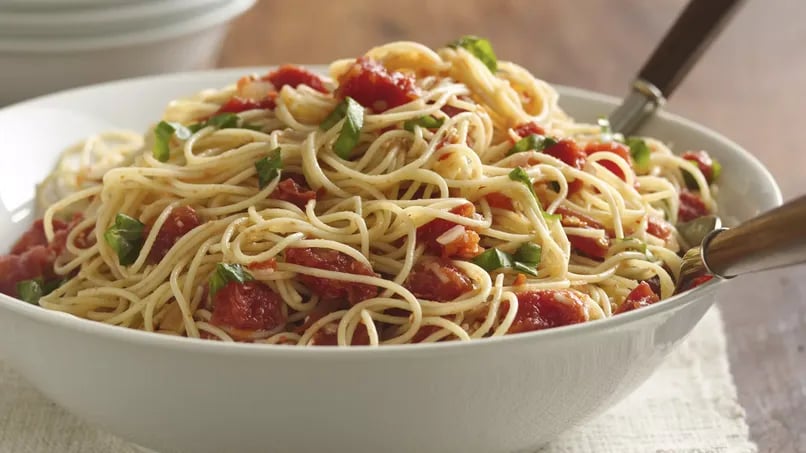 Angel Hair with Tomato and Basil