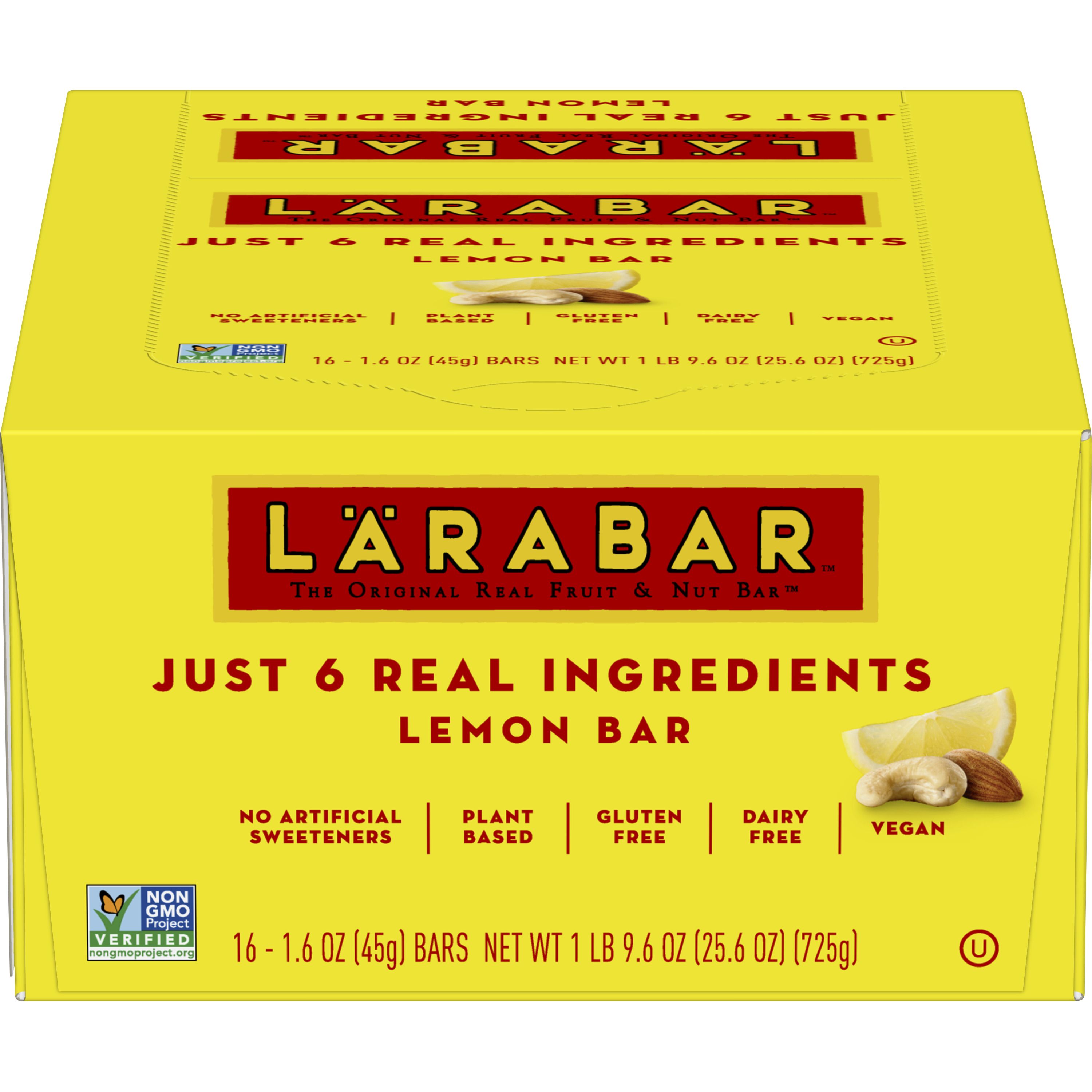 Lear Bar Lärabar™ Gluten Free Wellness Bars Lemon Bar (16 ct) 1.6 oz