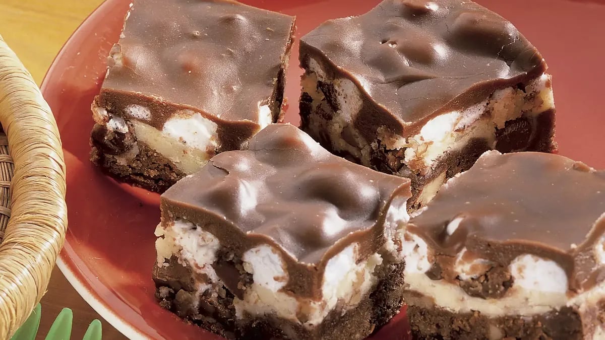 Rocky Road Fudge Bars