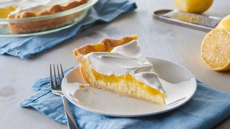Lemon-Layer Cream Cheese Pie