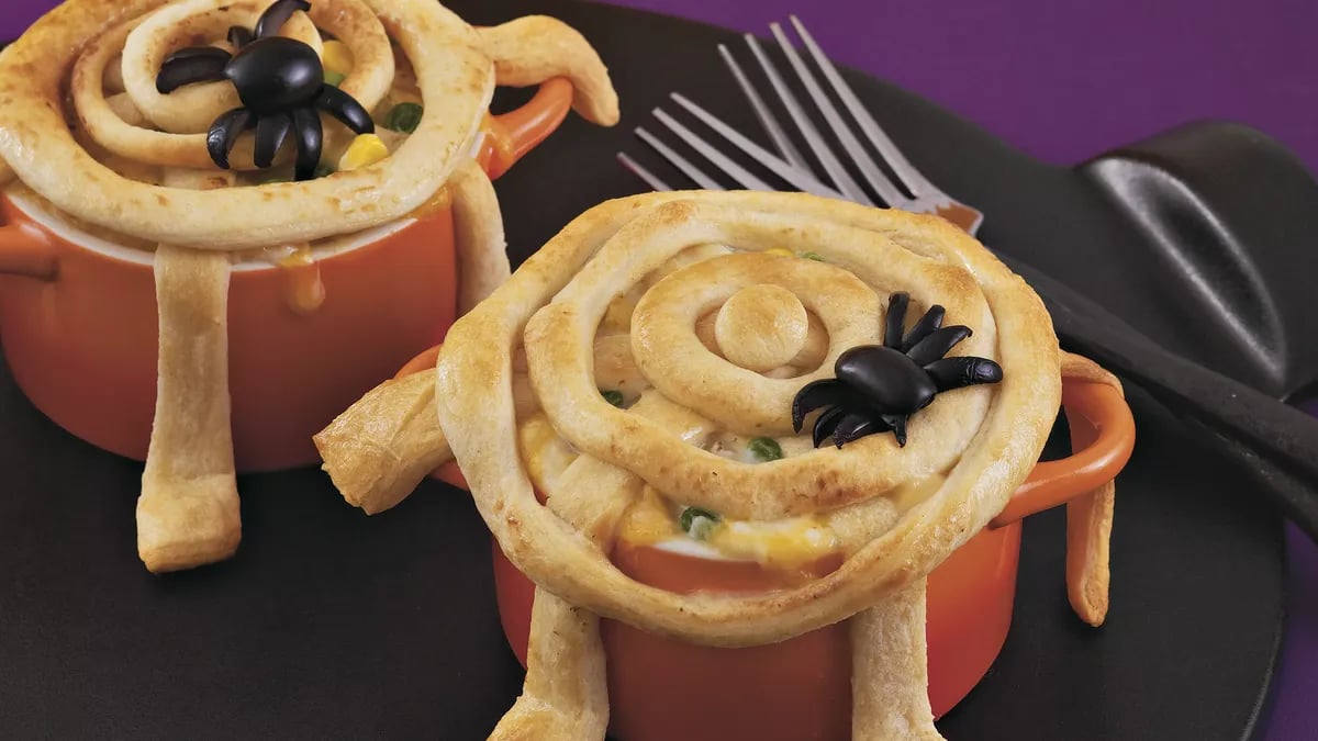 Spiderweb Pot Pies