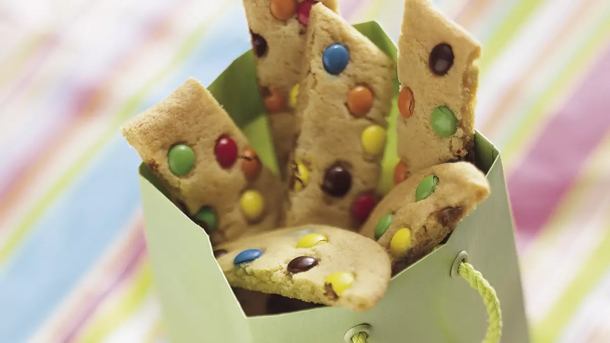 Quick Candy Cookie Sticks