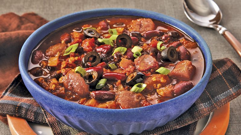 “Meaty” Meatless Double-Bean Chili