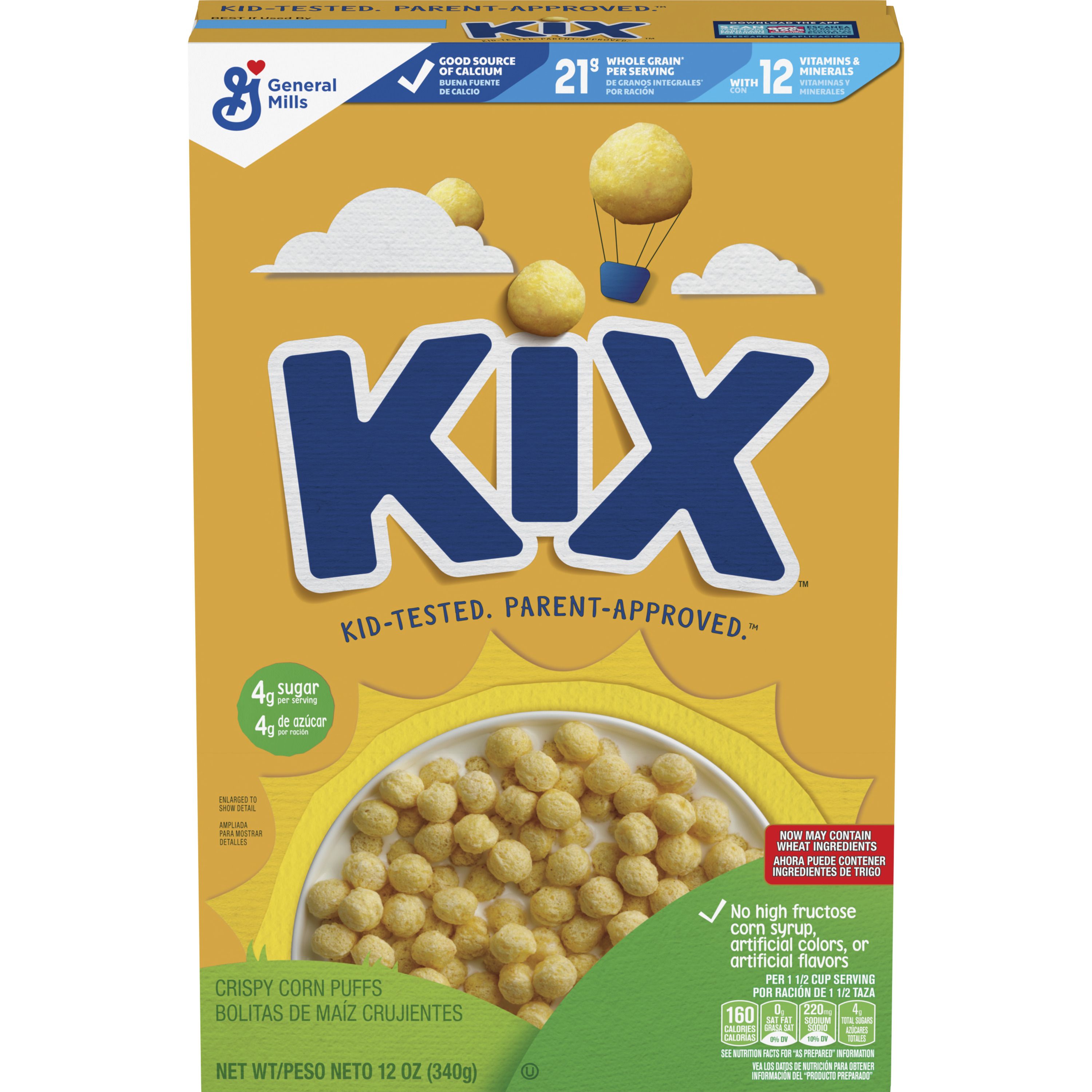 Front - 3D Kix(TM) Cereal Box 12 oz