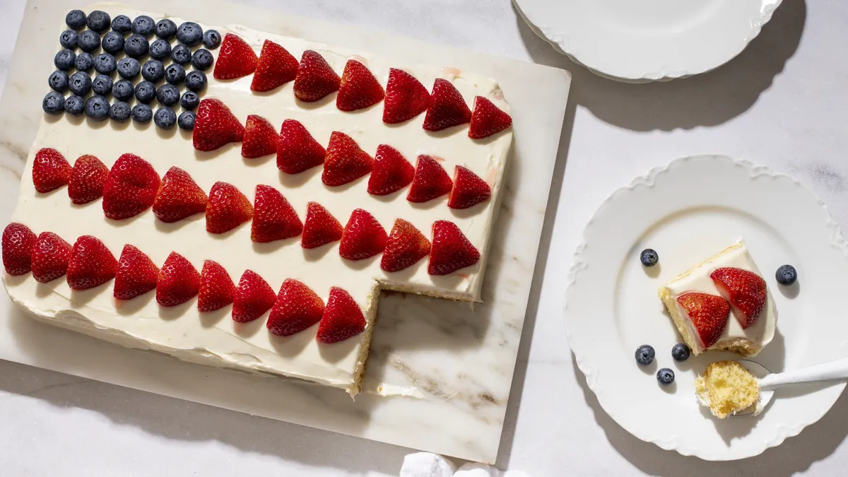 Flag Cake