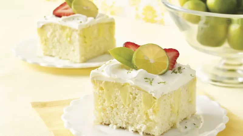 Key Lime Poke Cake