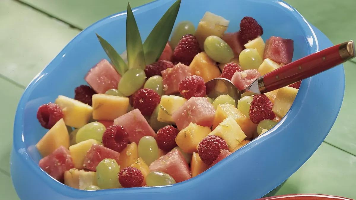 Gingered Fresh Fruit Salad