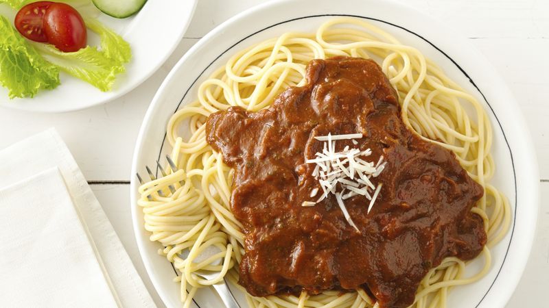 Meat and Veggie Spaghetti