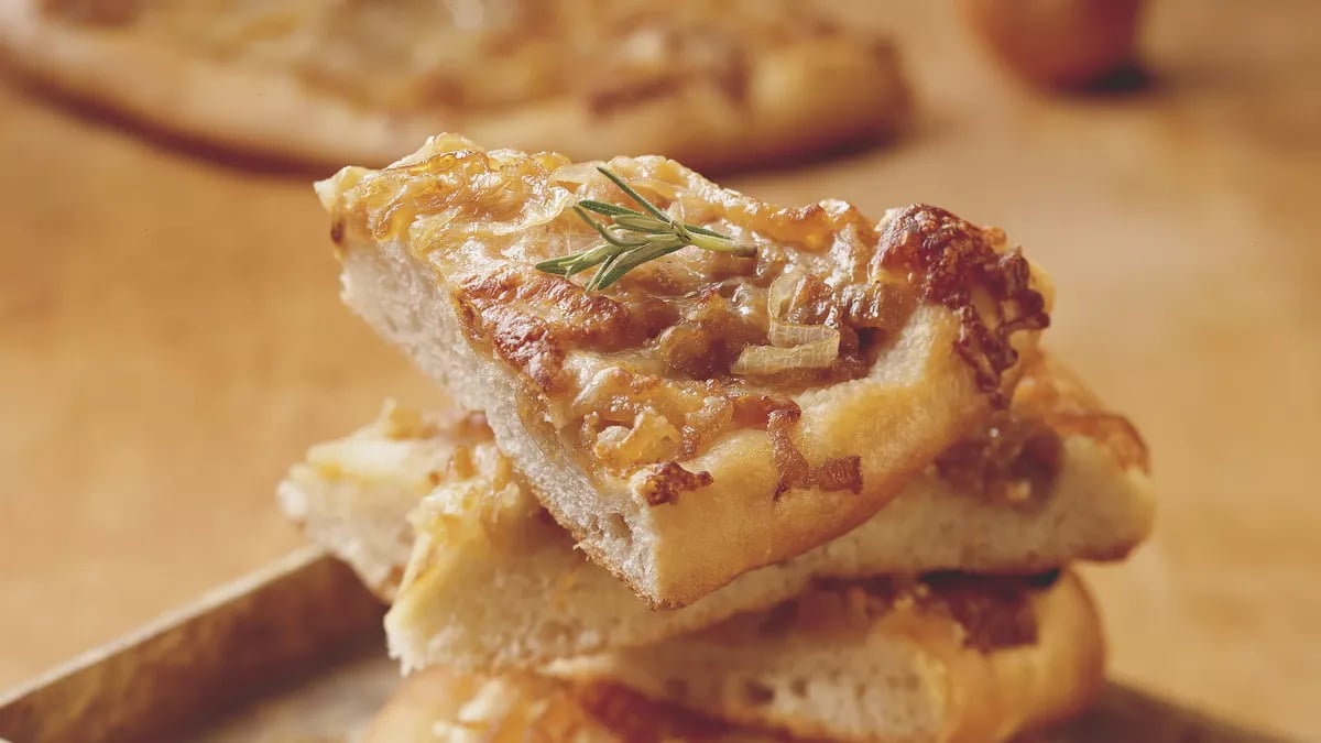 Caramelized-Onion Focaccia