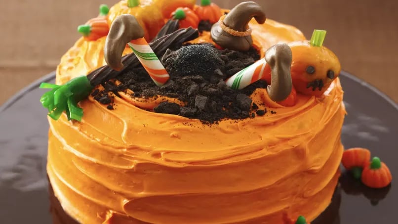 Crash Landing Witch Cake