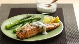 Easy Salmon Burgers with Lemon Dill Sauce — Salt & Baker