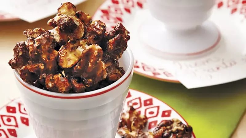 Spiced Glazed Walnuts