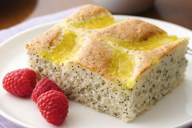 Double Lemon Poppy Seed Coffee Cake