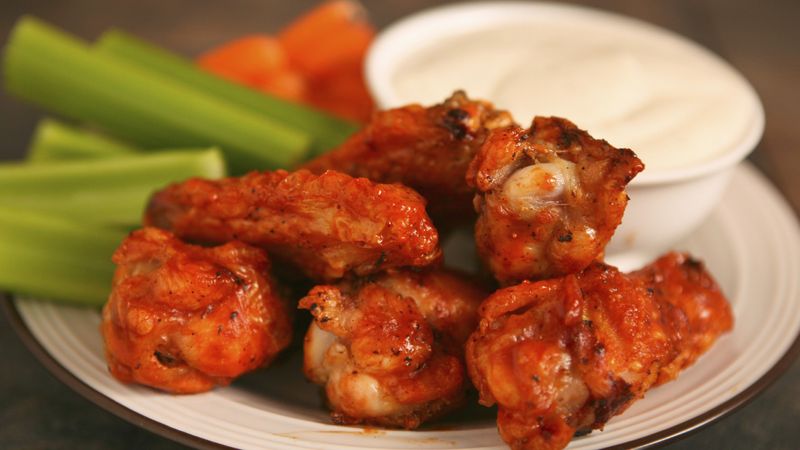 Grilled Hot Wings