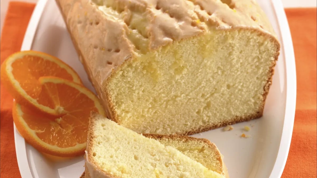 Orange-Soaked Pound Cake