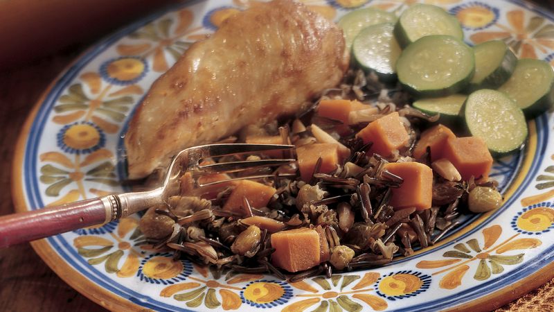 Chicken and Rice Pilaf with Yams