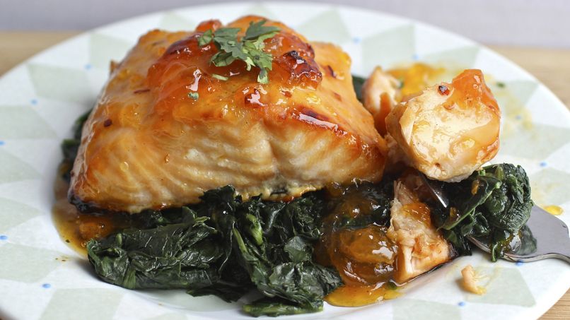Salmon with Apricot