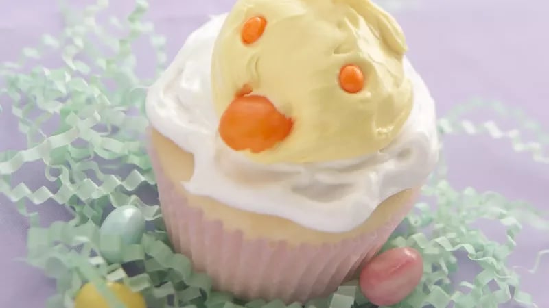 Chirping Chick Cupcakes