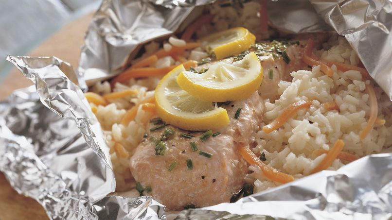 Lemon and Herb Salmon Packets