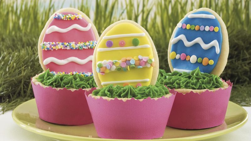 Easter Egg Cookie Cups
