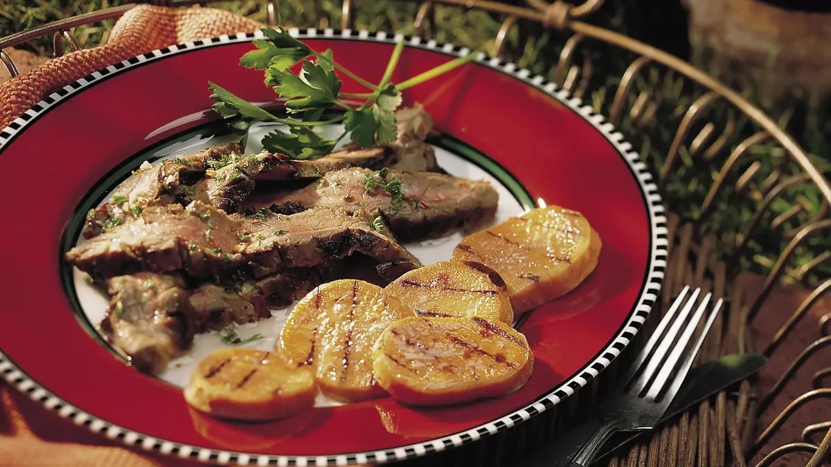 Flank Steak with Chimichurri Sauce