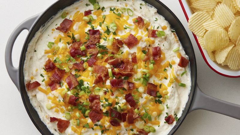 Loaded Baked Potato Skillet Dip