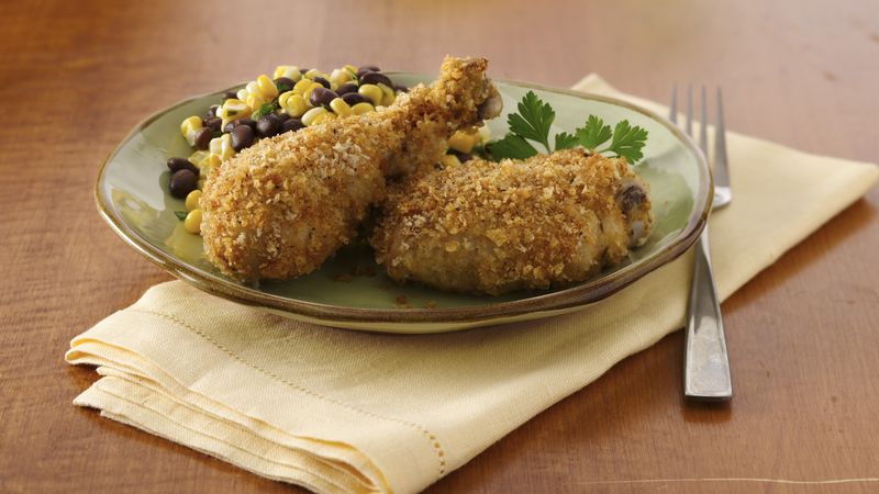 Oven Fried Chicken with Breadcrumbs