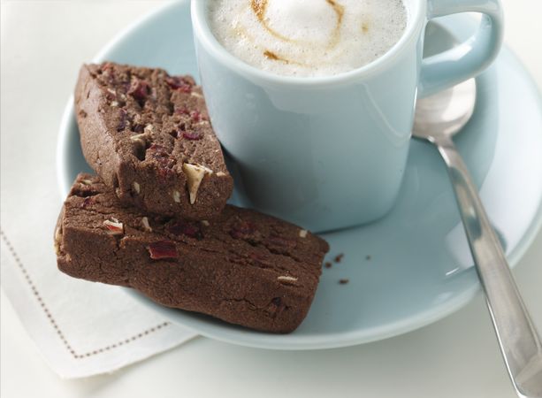 Cherry Almond Tea Cookies