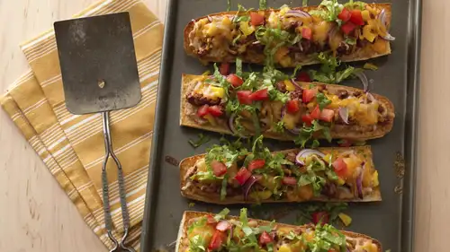 French Bread Taco Pizza