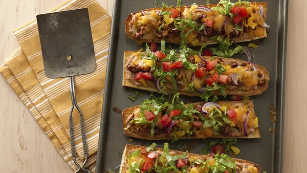 French Bread Taco Pizza