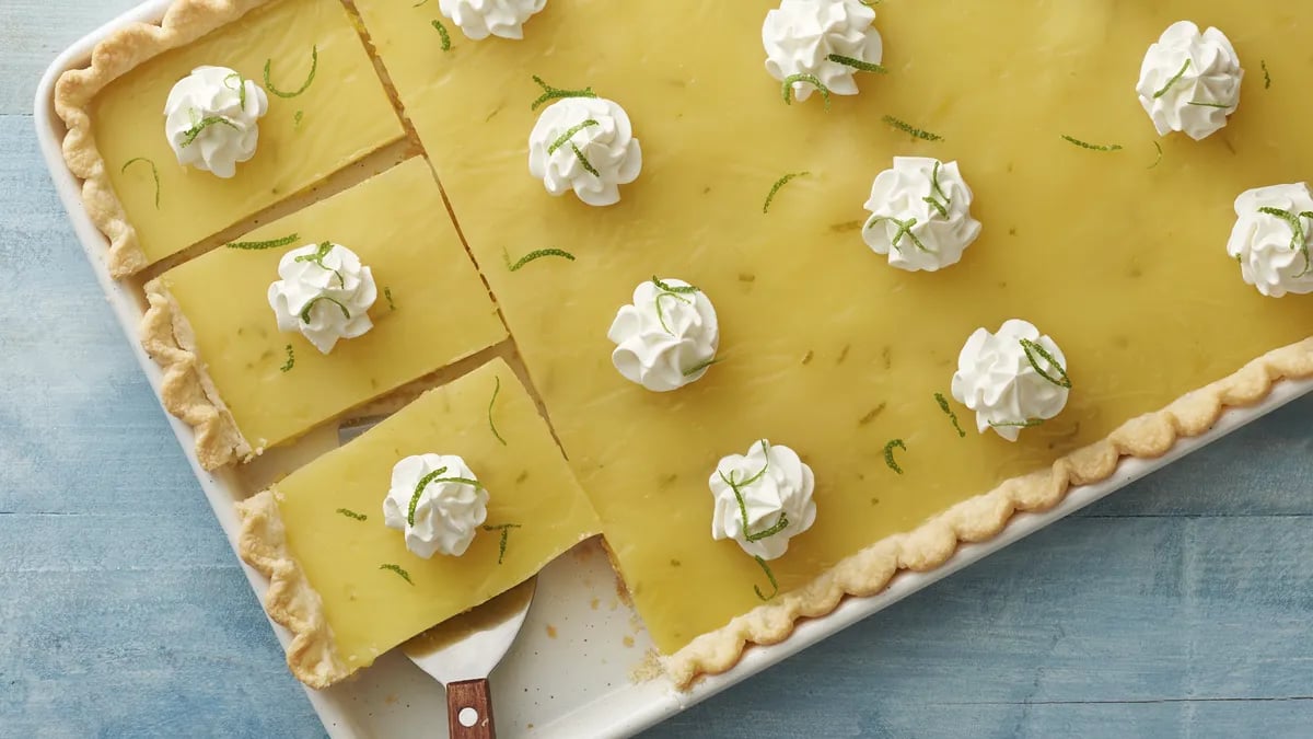 Lemon-Lime Slab Pie