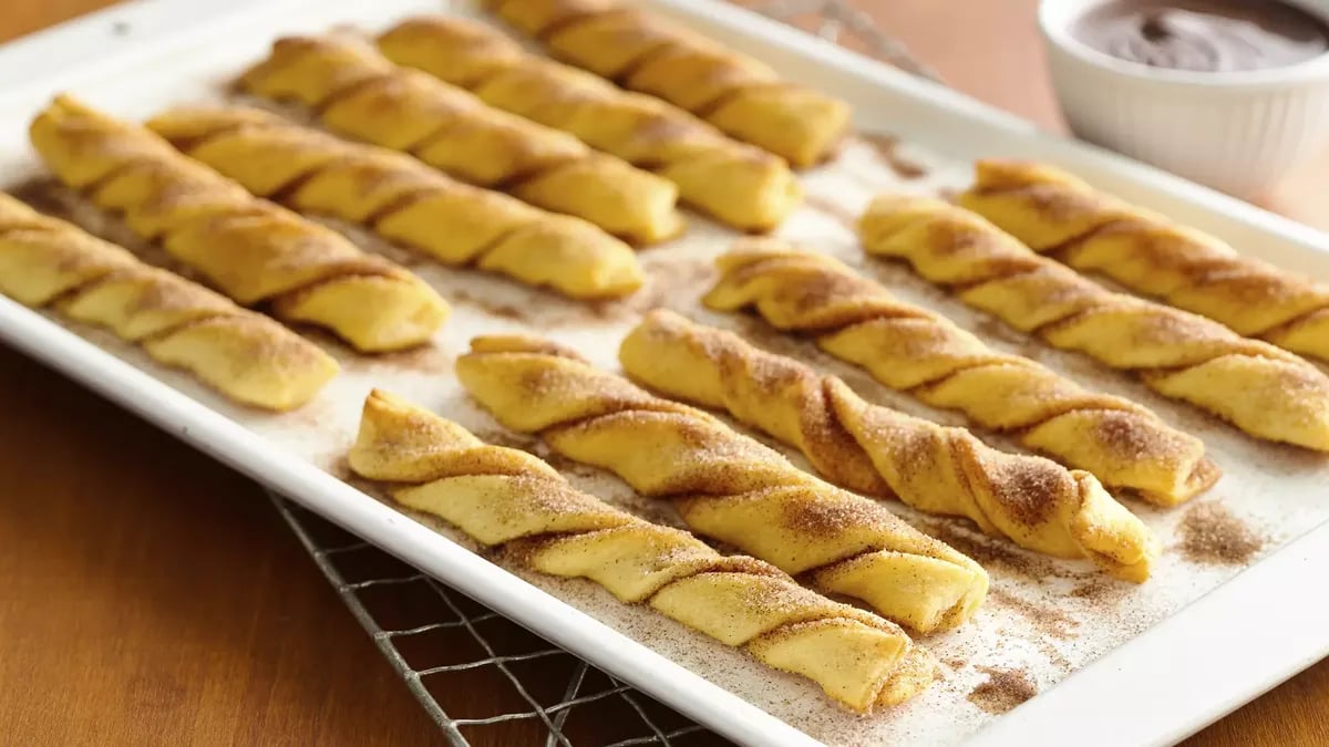 Baked Crescent Churros