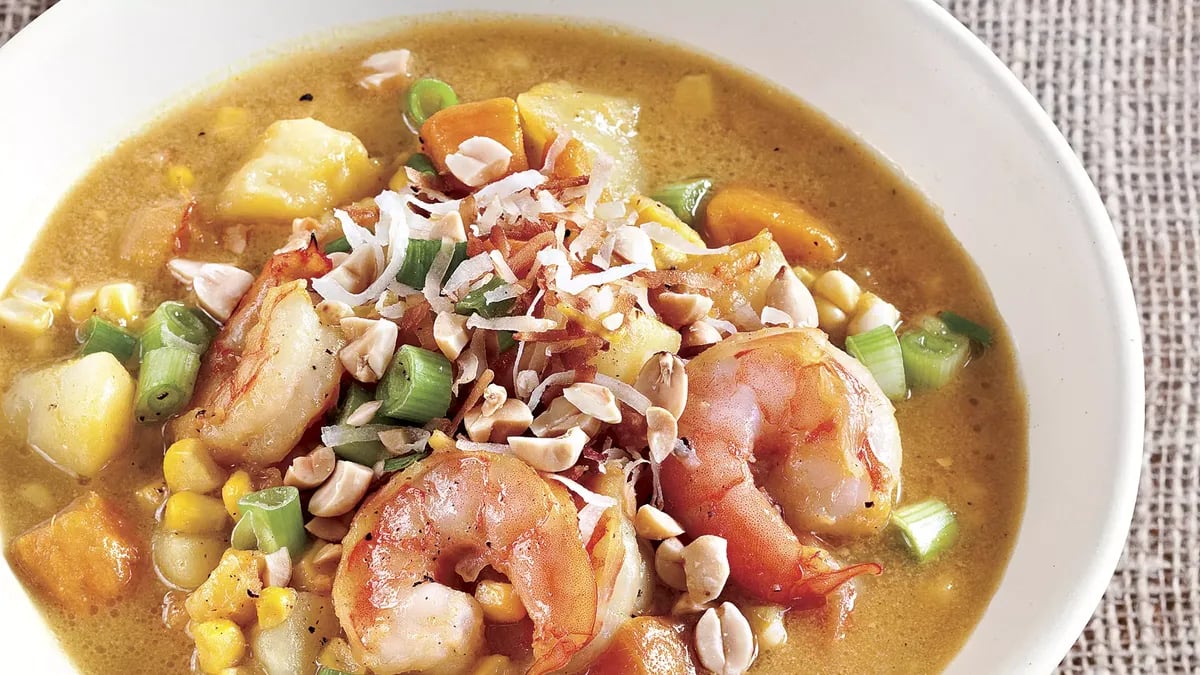 Curried Shrimp and Corn Chowder