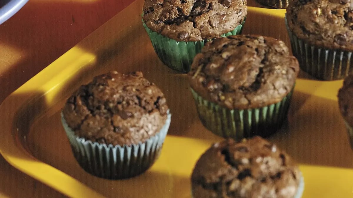 Chocolate-Zucchini Muffins