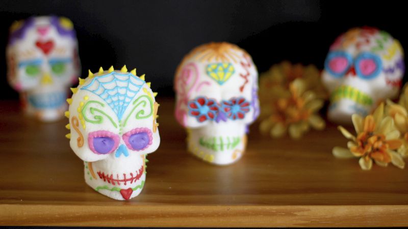 Enchilada Skulls - Fun Dinner for Day of the Dead or Halloween