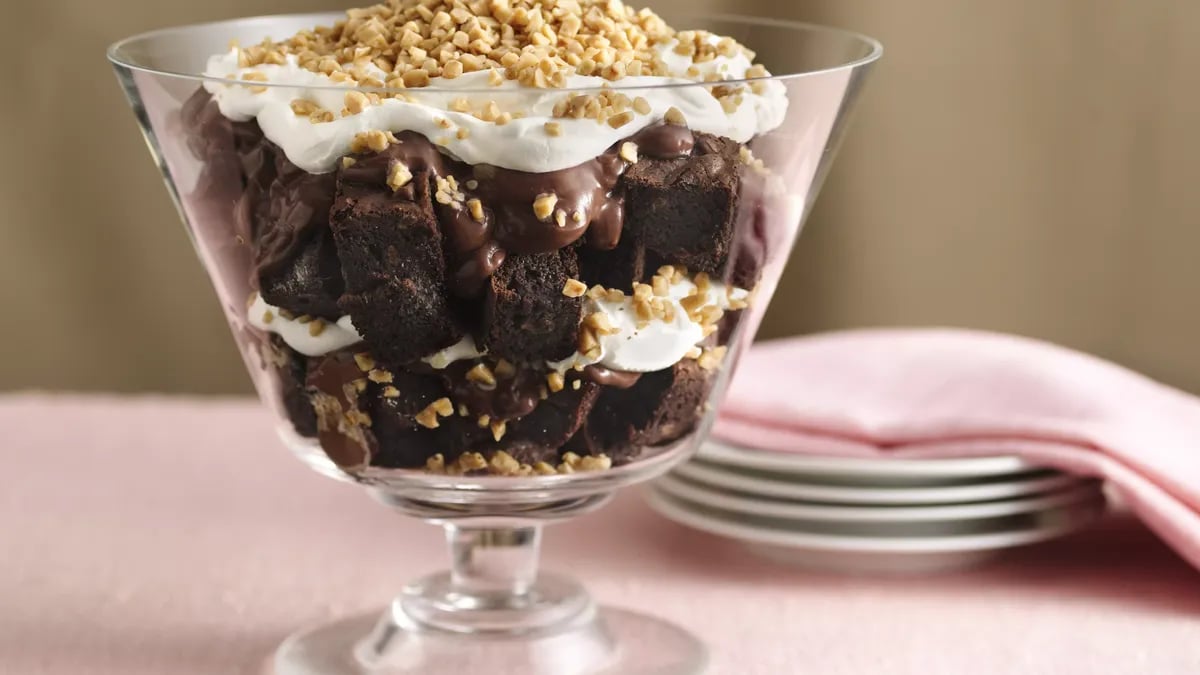 Gluten-Free Fudgy Brownie Trifle