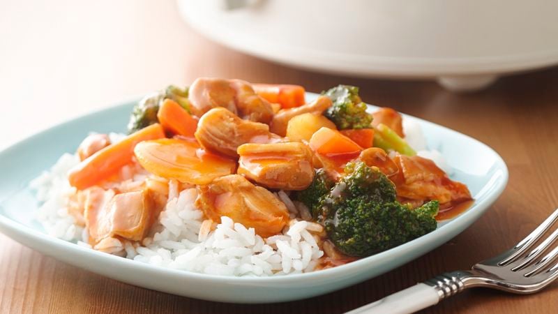 5-Ingredient Slow-Cooker Sweet and Sour Chicken