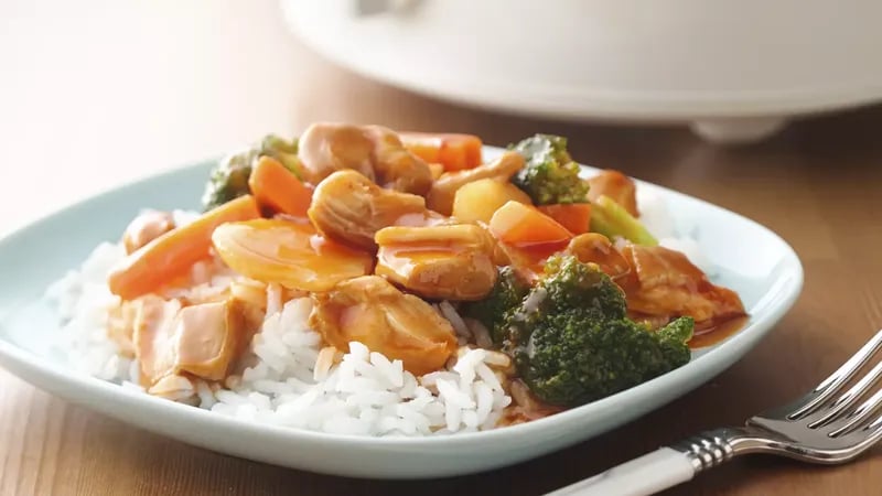 5-Ingredient Slow-Cooker Sweet and Sour Chicken