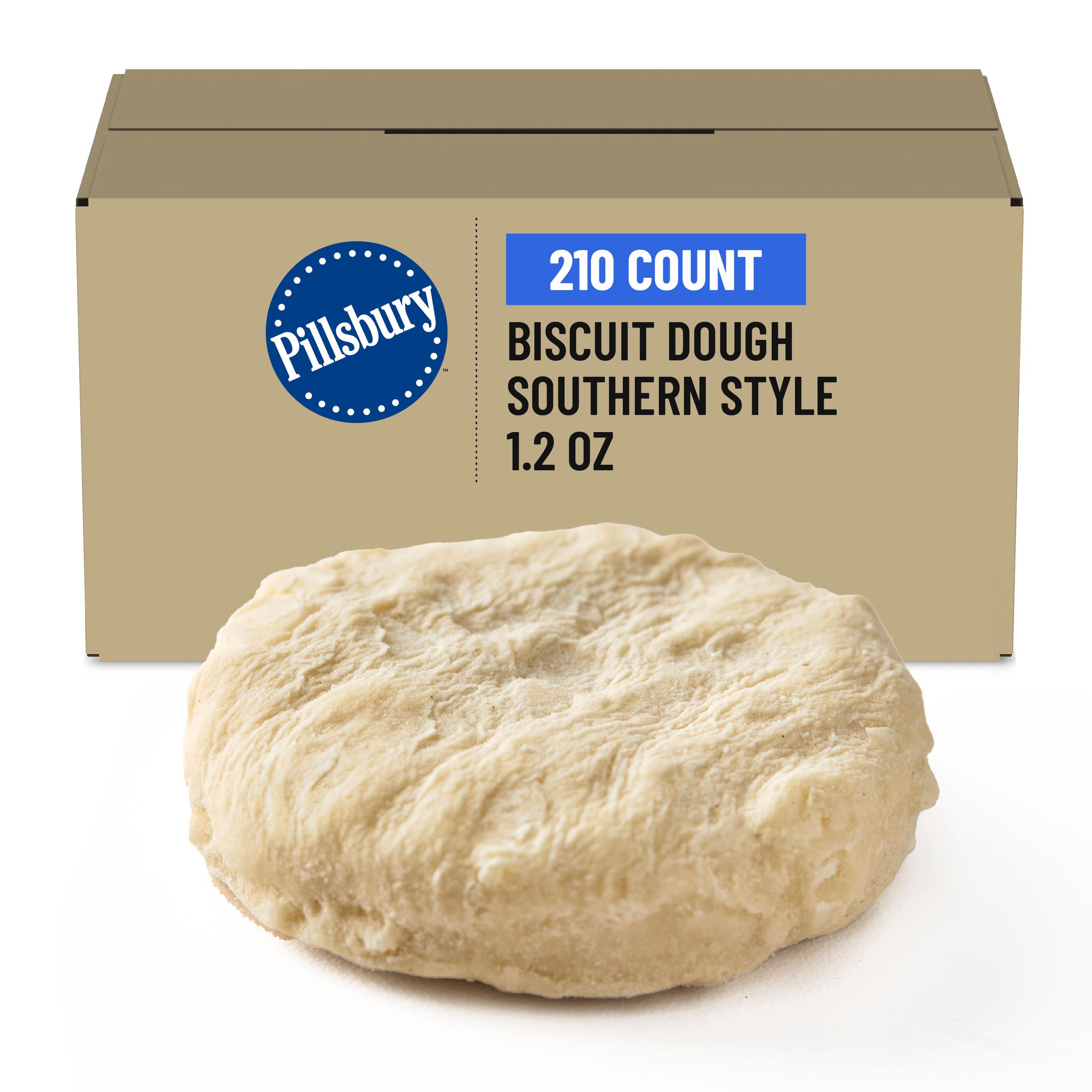  Case Optimized Hero Pillsbury Frozen Biscuit Dough Bulk Southern Style 210/1.2 OZ
