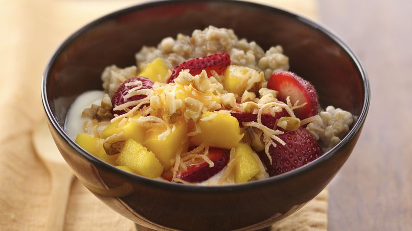 Tropical Fruit and Ginger Oatmeal